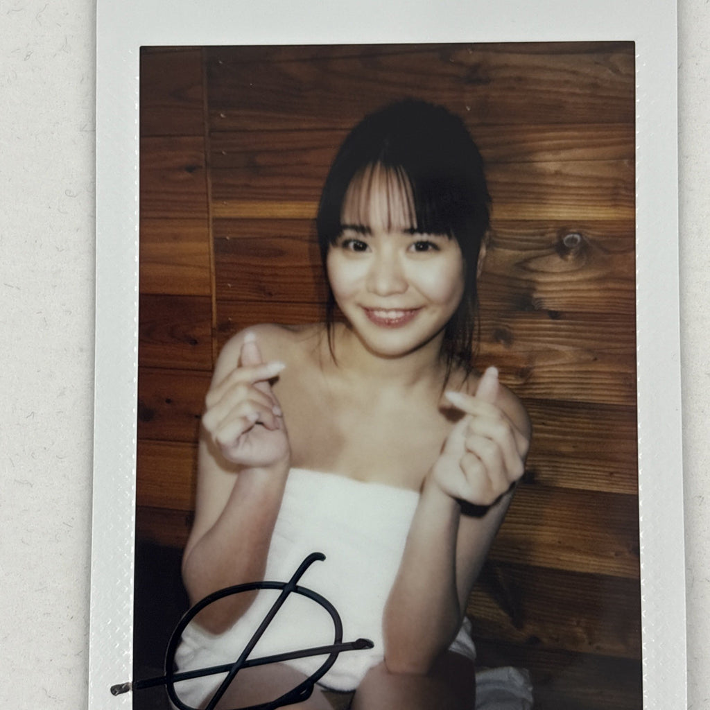 Yu Tano Autographed Cheki Photo L-cup JAV Japanese AV Adult Idol