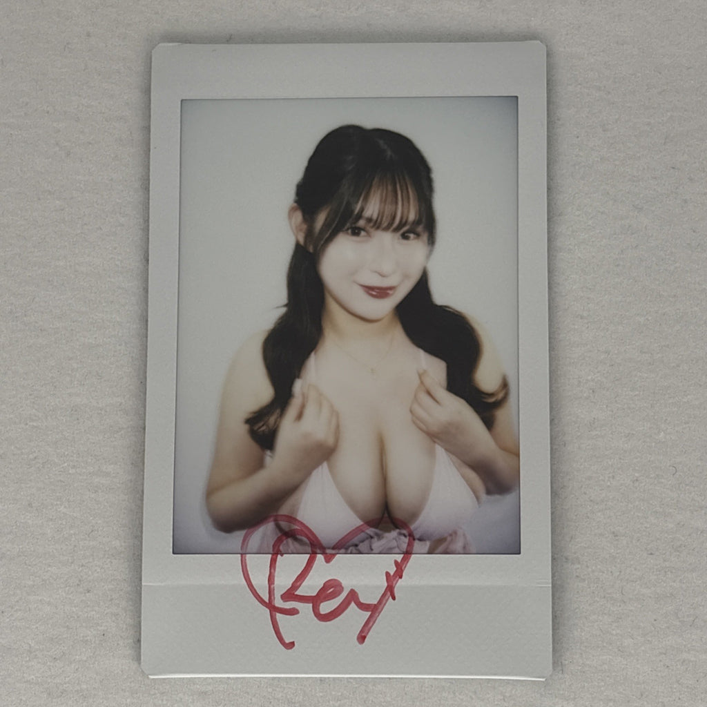 Gojo Ren Autographed Cheki Photo J-cup JAV Japanese Adult Idol B